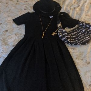 NWT classic black lularoe Amelia dress, medium 💕